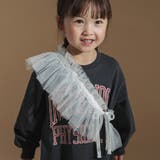 グラフィック長袖Tシャツワンピース+チュールマルチフリルセット | ブランシェス | 詳細画像15