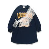 グラフィック長袖Tシャツワンピース+チュールマルチフリルセット | ブランシェス | 詳細画像2
