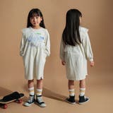 グラフィック長袖Tシャツワンピース+チュールマルチフリルセット | ブランシェス | 詳細画像33