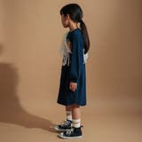 グラフィック長袖Tシャツワンピース+チュールマルチフリルセット | ブランシェス | 詳細画像4