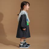 グラフィック長袖Tシャツワンピース+チュールマルチフリルセット | ブランシェス | 詳細画像43