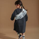 グラフィック長袖Tシャツワンピース+チュールマルチフリルセット | ブランシェス | 詳細画像46