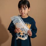 グラフィック長袖Tシャツワンピース+チュールマルチフリルセット | ブランシェス | 詳細画像8