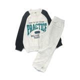 【WEB限定/DRC/やわらか薄手裏毛】ロゴスウェット+ロングパンツセット | ブランシェス | 詳細画像10 