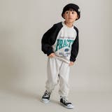 【WEB限定/DRC/やわらか薄手裏毛】ロゴスウェット+ロングパンツセット | ブランシェス | 詳細画像13 