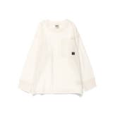 オフホワイト | 【DRC/お肌に嬉しい綿100%】ポケット長袖Tシャツ 春 トップス | ブランシェス