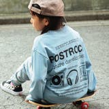 ブルーグレー | 【DRC/お肌に嬉しい綿100%】アソートグラフィック長袖Tシャツ | ブランシェス