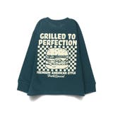 93:ハンバーガー_ダークグリーン | 【DRC/お肌に嬉しい綿100%】アソートグラフィック長袖Tシャツ | ブランシェス