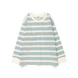 サックス | 【DRC/お肌に嬉しい綿100%】マルチボーダー長袖Tシャツ 春 トップス | ブランシェス