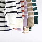 名札通しループ付きボーダー長袖Tシャツ 春 トップス | ブランシェス | 詳細画像4 