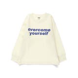 91:フロントロゴ_アイボリー | アソートロゴ長袖Tシャツ 春 トップス | ブランシェス