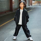 【WEB限定/DRC/セットアップ対応】配色パイピングナイロンロングパンツ | ブランシェス | 詳細画像11 