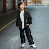 【WEB限定/DRC/セットアップ対応】配色パイピングナイロンロングパンツ | ブランシェス | 詳細画像12 