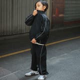 【WEB限定/DRC/セットアップ対応】配色パイピングナイロンロングパンツ | ブランシェス | 詳細画像13 