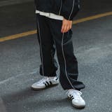 【WEB限定/DRC/セットアップ対応】配色パイピングナイロンロングパンツ | ブランシェス | 詳細画像14 