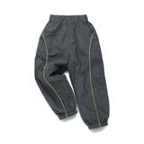 【WEB限定/DRC/セットアップ対応】配色パイピングナイロンロングパンツ | ブランシェス | 詳細画像2 