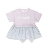 【WEB限定/DRC/綿100％】異素材切替ロゴ半袖Tシャツ | ブランシェス | 詳細画像36 