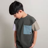 93:MIX-チャコールグレー | 【WEB限定/DRC/綿100%】ポケット半袖Tシャツ 春 トップス | ブランシェス