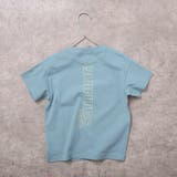 77:QUINTES-ブルーグレー | 【DRC/綿100％】アソートグラフィック半袖Tシャツ 春 トップス | ブランシェス