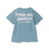 ブルーグレー | 【WEB限定/DRC】アソートロゴ半袖Tシャツ 春 トップス | ブランシェス