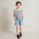 【WEB限定/DRC】アソートロゴフレンチスリーブトップス 春 | ブランシェス | 詳細画像19