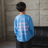ブルー | アソート グラフィック長袖Tシャツ 綿100% | ブランシェス