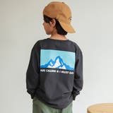 チャコールグレー | アソート グラフィック長袖Tシャツ 綿100% | ブランシェス
