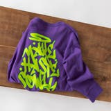 パープル | アソートグラフィック長袖Tシャツ 男の子 女の子 | ブランシェス