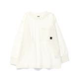 03_オフホワイト | 【WEB限定/DRC】ポケット長袖Tシャツ | ブランシェス