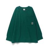 68_ダークグリーン | 【WEB限定/DRC】ポケット長袖Tシャツ | ブランシェス