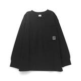 85_ブラック | 【WEB限定/DRC】ポケット長袖Tシャツ | ブランシェス