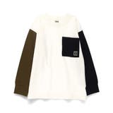 91_ホワイトミックス | 【WEB限定/DRC】ポケット長袖Tシャツ | ブランシェス
