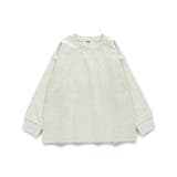 ミックス | 【WEB限定/DRC】オーバーサイズ無地長袖Tシャツ | ブランシェス