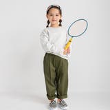 【WEB限定 DRC】オーバータックツイル ロングパンツ | ブランシェス | 詳細画像6 