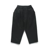 ブラック | 【WEB限定 DRC】オーバータックツイル ロングパンツ | ブランシェス