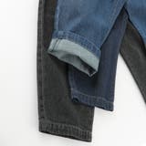 【WEB限定/DRC】オーバータックデニムロングパンツ | ブランシェス | 詳細画像6 