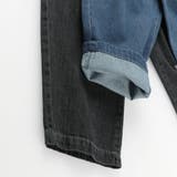 【WEB限定/DRC】オーバータッククラッシュデニムロングパンツ | ブランシェス | 詳細画像8 