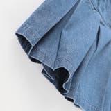 【WEB限定 DRC】プリーツ切替デニム スカート | ブランシェス | 詳細画像8 