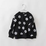95_クロ_フラワー総柄 | アソート グラフィック トレーナー | ブランシェス