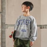 76_杢グレー | 【DRC】アソートグラフィック裏毛BIGトレーナー ビッグ シルエット | ブランシェス