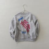 76_杢グレー_ロゴ | アソート グラフィック トレーナー | ブランシェス