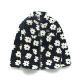 86_ブラック_花総柄 | 【DRC】ボア ジャケット/160cm/あったか/男の子/女の子/アウター | ブランシェス