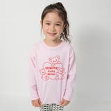 39_ピンク_くまハート | 【WEB限定/DRC】ガールズアソートグラフィック長袖Tシャツ | ブランシェス