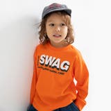 35_オレンジ | 【WEB限定/DRC】アソートグラフィック長袖Tシャツ | ブランシェス