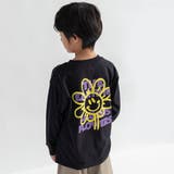 93_黒_スマイルフラワー | 【WEB限定/DRC】アソートグラフィック長袖Tシャツ | ブランシェス
