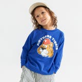 21_ブルー_くま | 【WEB限定/DRC】アソートグラフィック長袖Tシャツ | ブランシェス