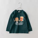 68_緑_バーガー | 【WEB限定/DRC】アソートグラフィック長袖Tシャツ | ブランシェス