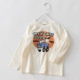 92_アイボリー_車 | 【WEB限定/DRC】アソートグラフィック長袖Tシャツ | ブランシェス