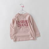 92:ピンク_ロゴ | 【WEB限定 DRC】アソートグラフィック長袖Tシャツ キッズ | ブランシェス