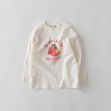 91:オフ白_苺 | 【WEB限定 DRC】アソート転写グラフィック長袖Tシャツ キッズ | ブランシェス